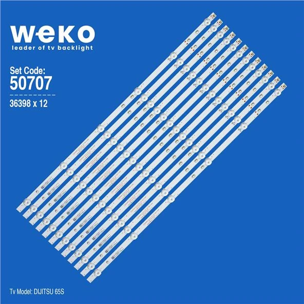 Wkset-5707 36398X12 Kj65d06-Zc22ag-03E 6S1P 303Kj650034e 12 Adet Led Bar (Tvnizi açıp içindeki led barla birebir aynısı olduğunu görmeden almayınız. Sonrasında iade ALMAMAKTAYIZ.) ürün görseli 1