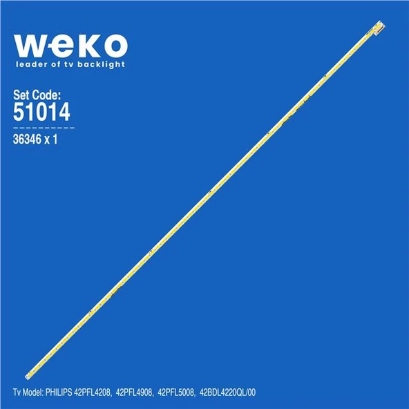 Wkset-6014 36346X1 Lbm420m1106-Bm-3 (Hf)(0)  1 Adet Led Bar (66Led) (Tvnizi açıp içindeki led barla birebir aynısı olduğunu görmeden almayınız. Sonrasında iade ALMAMAKTAYIZ.) ürün görseli 1