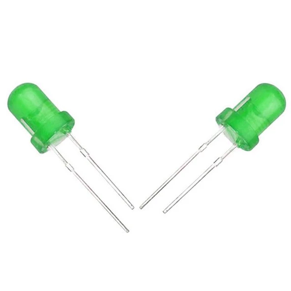 Halmet Mantar Led 5Mm Yeşil Mat ürün görseli 1
