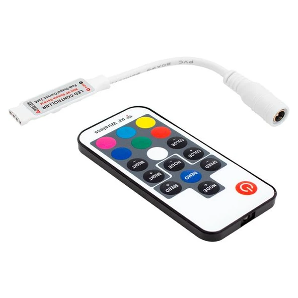 Powermaster 12 Volt RF Küçük Modüllü Uzak Mesafe Algılamalı Led Kontrol Cihazı ürün görseli 1