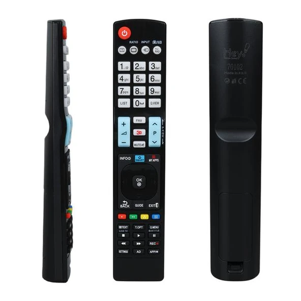 LG RM-999 3D Universal Küçük Kalıp Lcd Led Smart Tv Kumandası ürün görseli 1