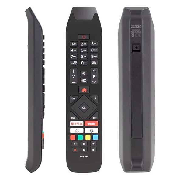 Vestel RC 43140 H0297A Netflix-Youtube Tuşlu Tv Kumandası ürün görseli 1