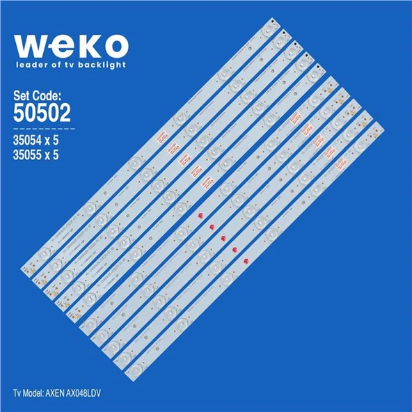 Wkset-5502 35054X5 35055X5 Hl-2A480A28-0302 10 Adet Led Bar (Tvnizi açıp içindeki led barla birebir aynısı olduğunu görmeden almayınız. Sonrasında iade ALMAMAKTAYIZ.) ürün görseli 1