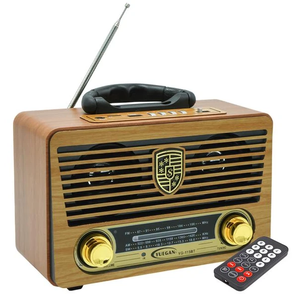 Magicvoice MV-115BT USB - SD - FM - Bluetooth Destekli Nostaljik Radyo ürün görseli 1