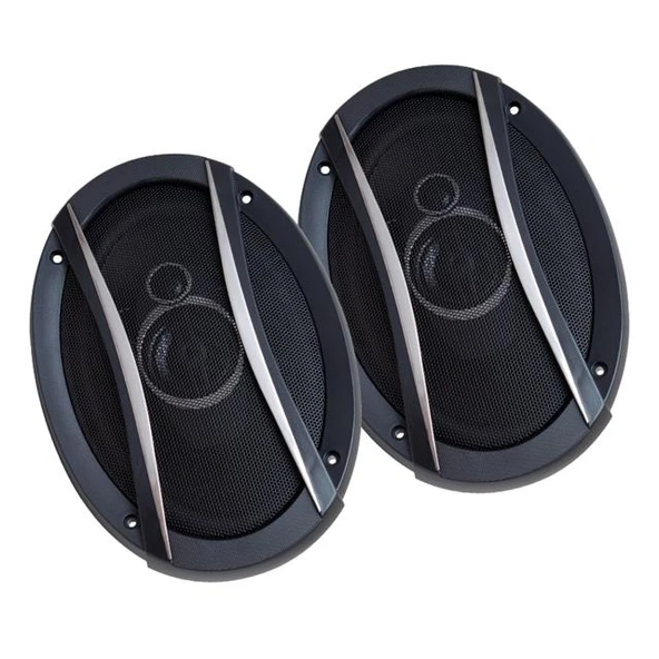 Leone HR-6935TW 1250 Watt 6 X 9 Kapaklı Çiftli Takım Oval Hoparlör ürün görseli 1