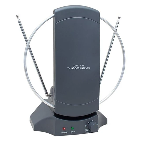 Powermaster Uhf-Vhf Renkli Elektrikli Tv & Fm Üstü Anten DT-101 ürün görseli 1