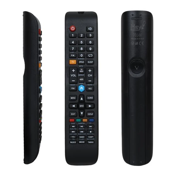 Hey Küçük Kalıp Skytech Sarı TV Tuşlu Smart Lcd Led TV Kumanda ürün görseli 1