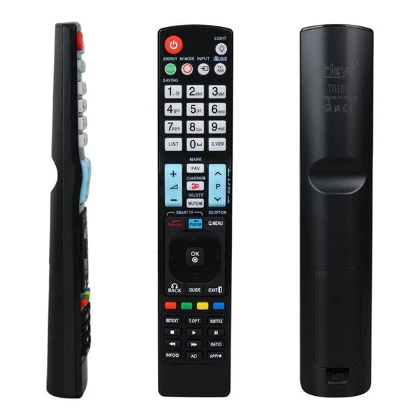 Hey LG Küçük Kalıp Premium Tuşlu Lcd Led TV Kumanda (AKB72914050-RC0931-082019001) ürün görseli 1
