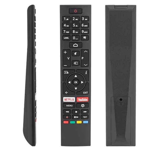 Vestel RC43157 - 32FA9500 / Toshiba CT-8557 49UA2063DT / Hitachi 43HAK5751 Netflix-Youtube Tuşlu Lcd Led TV Kumandası ürün görseli 1