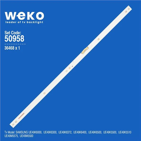 Samsung UE49M5500 49'' 1 Adet Tv Led Bar (Tvnizi açıp içindeki led barla birebir aynısı olduğunu görmeden almayınız. Sonrasında iade ALMAMAKTAYIZ.) ürün görseli 1