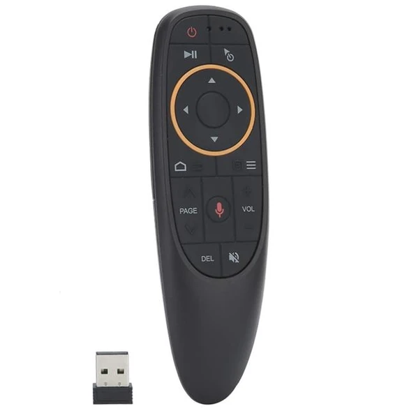 G10 Android-Windows-Linux-TV Box-Mac OS Uyumlu 2.4 Ghz Ses Komutlu Wireless Air Mouse Uzaktan Kumanda ürün görseli 1