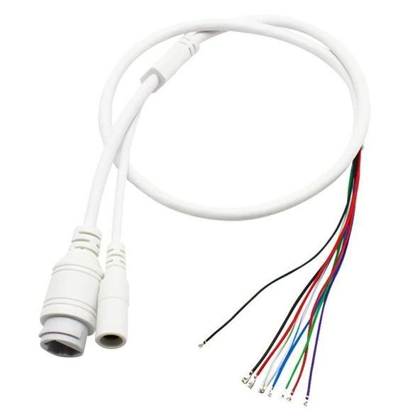 Powermaster PM-16317 IP Kamera Montaj Ve Bağlantı Kablosu (RJ45 + DC Soket Seti) ürün görseli 1