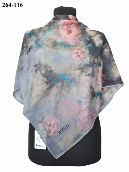 Locella Soft Pamuk Eşarp 264-116 - Resim 2