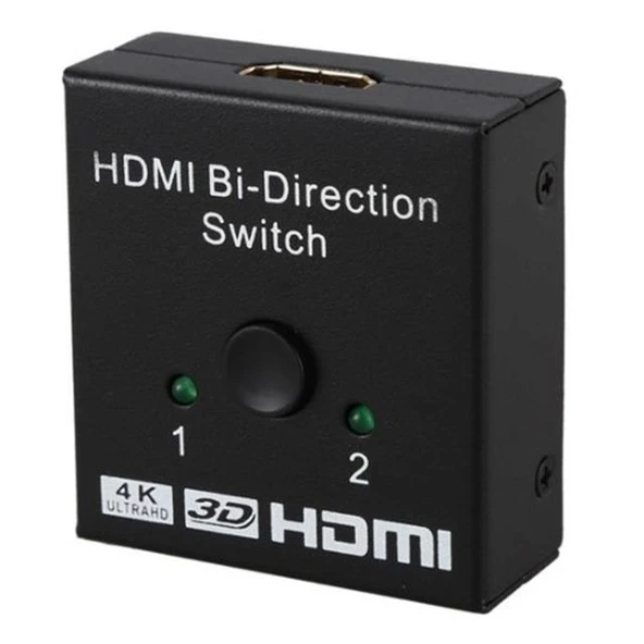 Powermaster PM-19903 Çift Yönlü 2 Port HDMI Splitter Çoklayıcı Birleştirici Switch ürün görseli 1