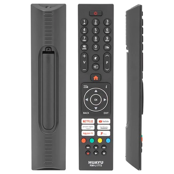Huayu RM-L1772 Netflix-Youtube-Twitch-Prime Video Tuşlu Vestel Universal Lcd Led Tv Kumandası ürün görseli 1