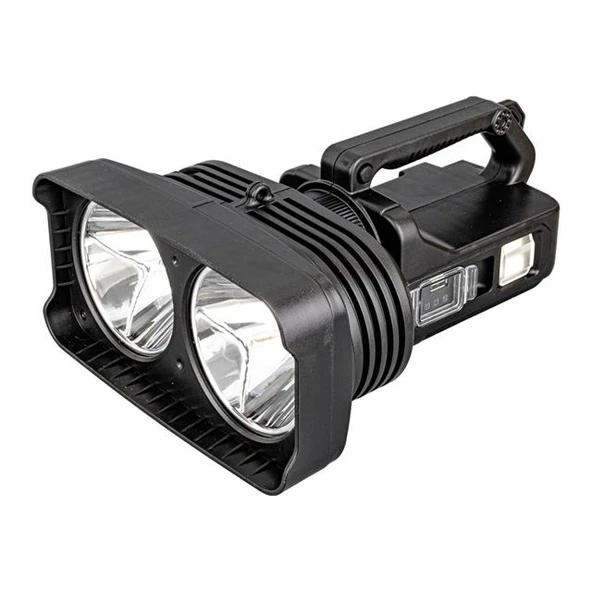 Powermaster W5123 Süper Parlak Battal Boy Pilli Şarjlı El Feneri ürün görseli 1