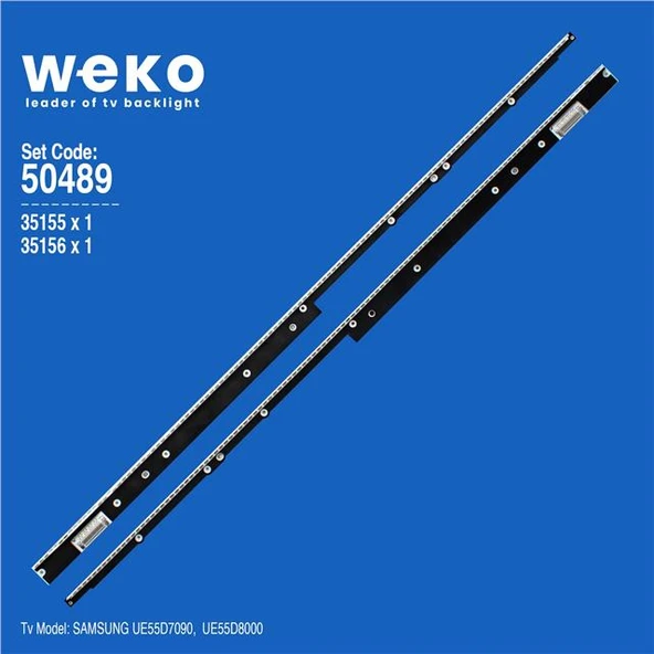 Samsung UE55D8000 55'' İnç 2 Adet Tv Led Bar (Tvnizi açıp içindeki led barla birebir aynısı olduğunu görmeden almayınız. Sonrasında iade ALMAMAKTAYIZ.) ürün görseli 1