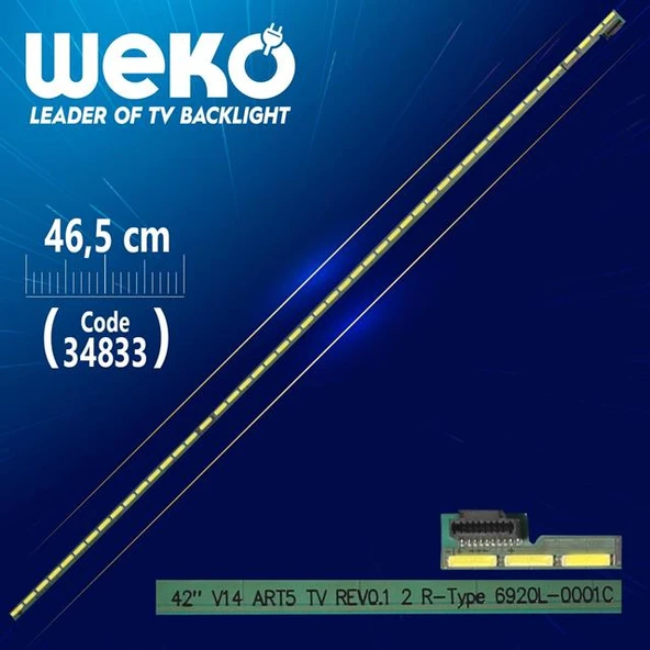 42 V14 Art5 Tv Rev0.1 2 R-Type 6920L-0001C - 46.5 Cm 48 Ledli - (Wk-385) ürün görseli 1