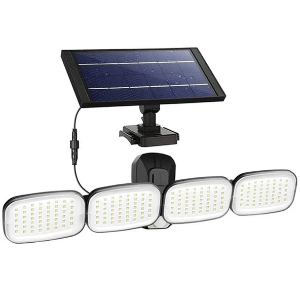 Powermaster 6 Volt - 3 Watt Solar Panelli Hareket Sensörlü 200 SMD Ledli Lamba PM-8048 ürün görseli 1