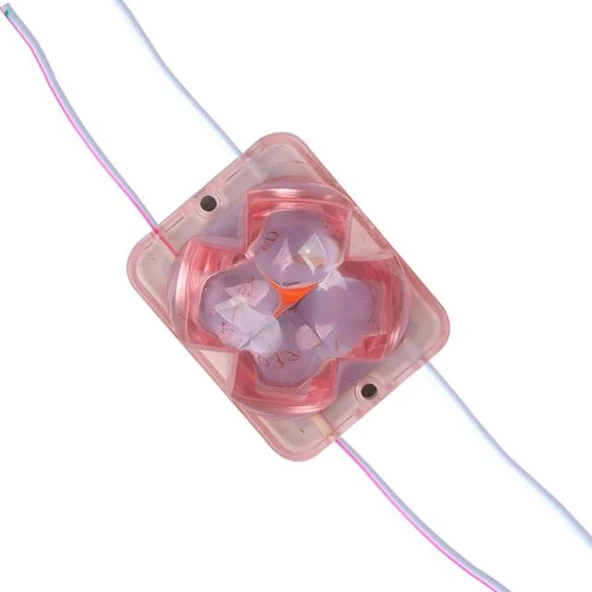 Powermaster PM-14724 12 Volt 2 Watt Pembe Sabit 4333-3030 Modül Led 43X33x28mm ürün görseli 1
