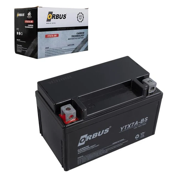 Orbus YTX7A-BS 12V 7A Motosiklet Aküsü (152 X 88 X 98 MM) (2.5Kg) ürün görseli 1