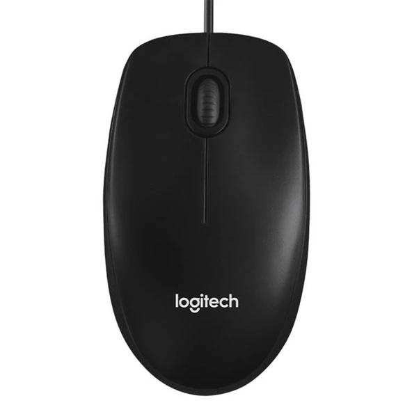 Logitech M100 1000DPI USB Kablolu Mouse Siyah 910-006652 ürün görseli 1