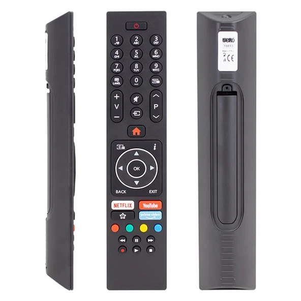 Vestel 43UD8360 - 55UD8200 / Seg RC43135P Netflix-Youtube-Prime Video Tuşlu Lcd-Led Tv Kumanda ürün görseli 1