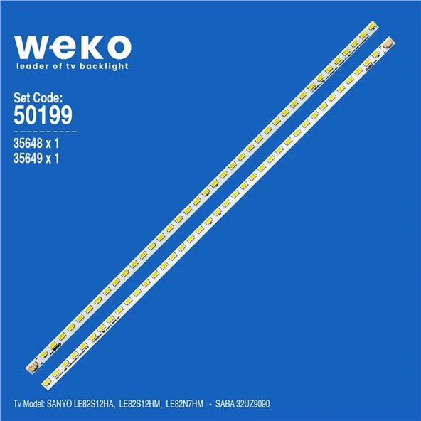 Nordmende LE82N7HM 32'' 2 Adet Tv Led Bar (Tvnizi açıp içindeki led barla birebir aynısı olduğunu görmeden almayınız. Sonrasında iade ALMAMAKTAYIZ.) ürün görseli 1