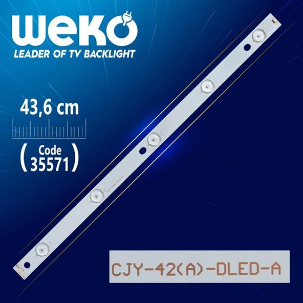 CJY-42(A)-DLED-A - 43.6 Cm 5 Ledli - (WK-1088) Tv Led Bar (Tvnizi açıp içindeki led barla birebir aynısı olduğunu görmeden almayınız. Sonrasında iade ALMAMAKTAYIZ.) ürün görseli 1