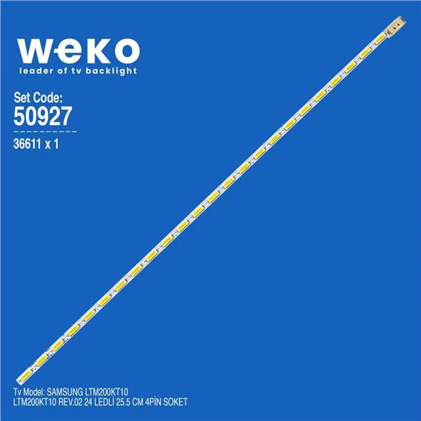 Samsung LTM200KT10 20'' İnç 1 Adet Tv Led Bar (Tvnizi açıp içindeki led barla birebir aynısı olduğunu görmeden almayınız. Sonrasında iade ALMAMAKTAYIZ.) ürün görseli 1