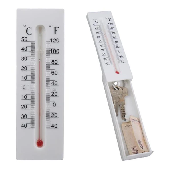 Sunup SN-24891 Dekoratif Gizli Bölmeli Termometre ürün görseli 1