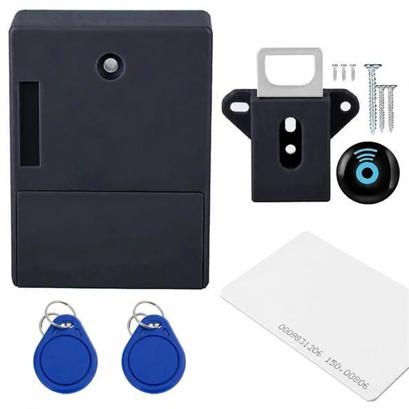 Powermaster PM-26971 Gizli Çekmece Dolap RFID Kapı Güvenlik Kilidi ürün görseli 1