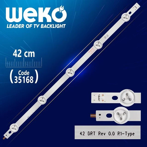 42'' DRT REV0.0 R1-TYPE - 42 Cm 5 Ledli - WK-874 Led Tv Bar ürün görseli 1