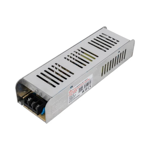 Powermaster PM-13248 12 Volt - 15 Amper Slim Metal Kasa Adaptör (198*58*40) ürün görseli 1