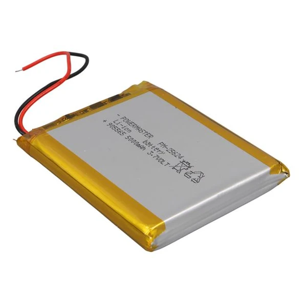 Powermaster 905565 3.7V 5000Mah Lityum Polimer Pil - Resim 2