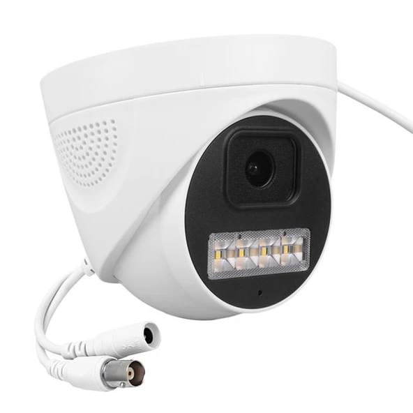 Plato PL-29099 5MP 2.8MM 4 Warmled Fullcolor Plastik Kasa AHD Analog Dome Güvenlik Kamerası ürün görseli 1