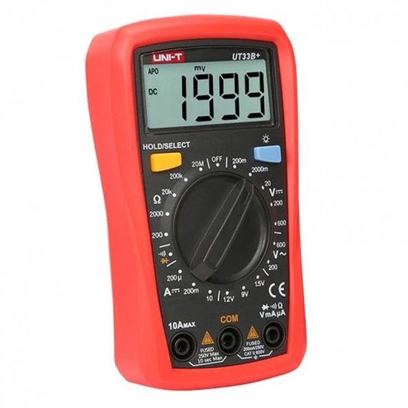 Unit UT-33B+ Dijital Multimetre - Resim 2