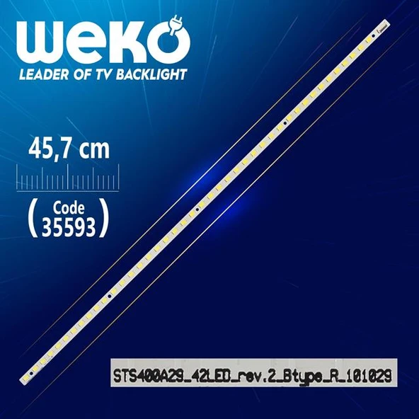 STS400A29_42LED_REV.2_BTYPE_R_101029 - 45.7 Cm 42 Ledli - (WK-1105) Tv Led Bar (Tvnizi açıp içindeki led barla birebir aynısı olduğunu görmeden almayınız. Sonrasında iade ALMAMAKTAYIZ.) ürün görseli 1