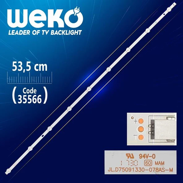JL.D75091330-078AS-M - A TYPE - 82.8 Cm 9 Ledli - WK-1083 Led Tv Bar ürün görseli 1