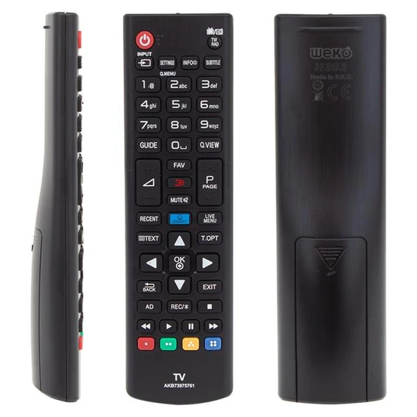 LG AKB73975761 - 32LB650- 42LB700V3D - 50LB671V - 55LB870V - 65LB730VAEU 3D Smart Tuşlu Lcd-Led Tv Kumanda ürün görseli 1