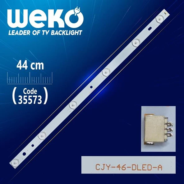 CJY-46-DLED-A - 44 Cm - 6 Ledli - (WK-1090) Tv Led Bar (Tvnizi açıp içindeki led barla birebir aynısı olduğunu görmeden almayınız. Sonrasında iade ALMAMAKTAYIZ.) ürün görseli 1