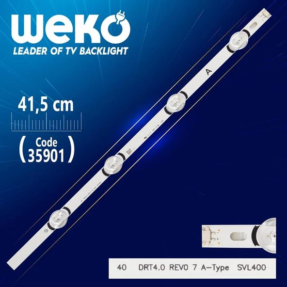 Lg Innotek Drt 3.0 40 A-Type Rev 1.2  40 Drt4.0 Rev0.7 Svl400 4 Ledli 41.5 Cm (Wk-1363) ürün görseli 1