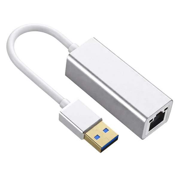 Fully H-608EM USB 3.0 To RJ45 Gigabit Ethernet Adaptör Çevirici Alüminyum Gövde ürün görseli 1