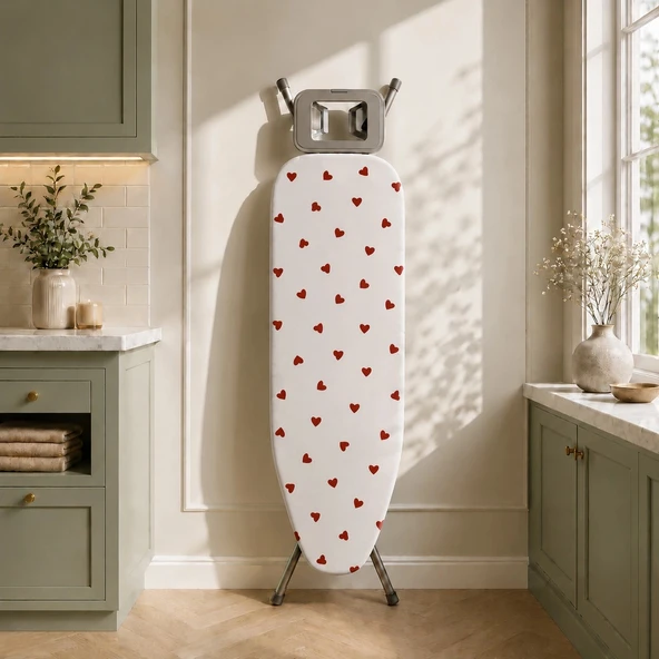 Pionny Keçeli Ütü Masası Kılıfı - 55x140 cm - Happy ürün görseli 1