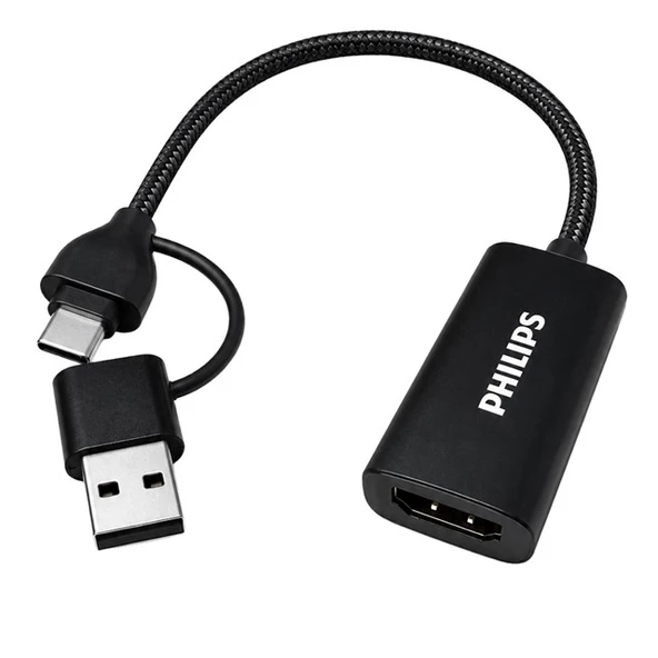 Philips SWR1650F/93 HDMI To USB-C / USB 3.0 4K Ultra HD Görüntü Yakalama Kartı ürün görseli 1