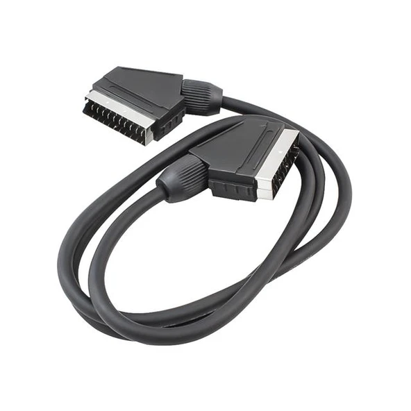 Powermaster Scart Scart 3 Metre Siyah Kablo ürün görseli 1