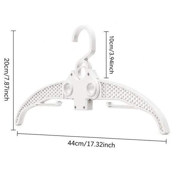 Sunup SN-37874 Katlanabilir Pratik Elbise Askısı - Resim 4