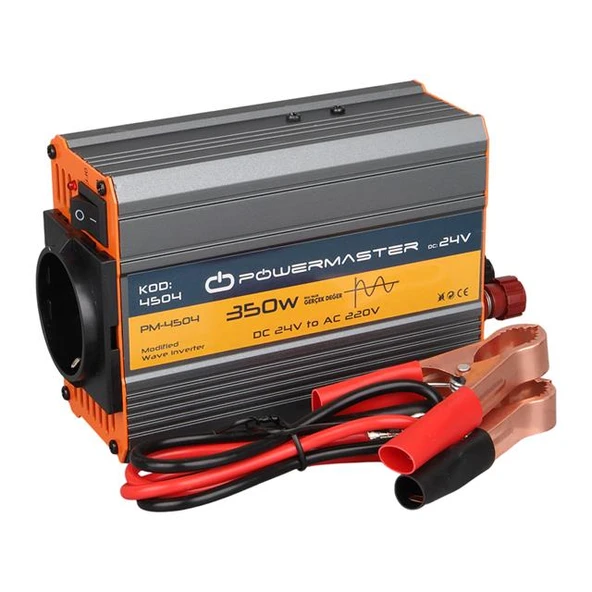 Powermaster PM-4504 24 Volt - 350 Watt Modifiye Sinüs İnvertör - Resim 2