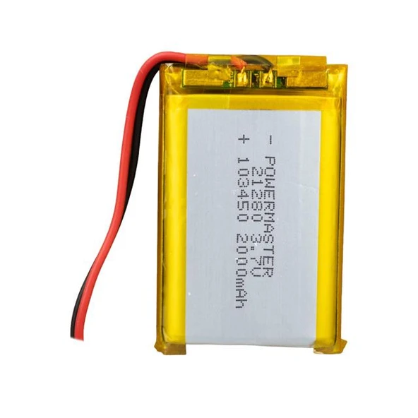 Powermaster 103450 3.7 Volt 2000 Mah Lityum Polimer Pil ürün görseli 1