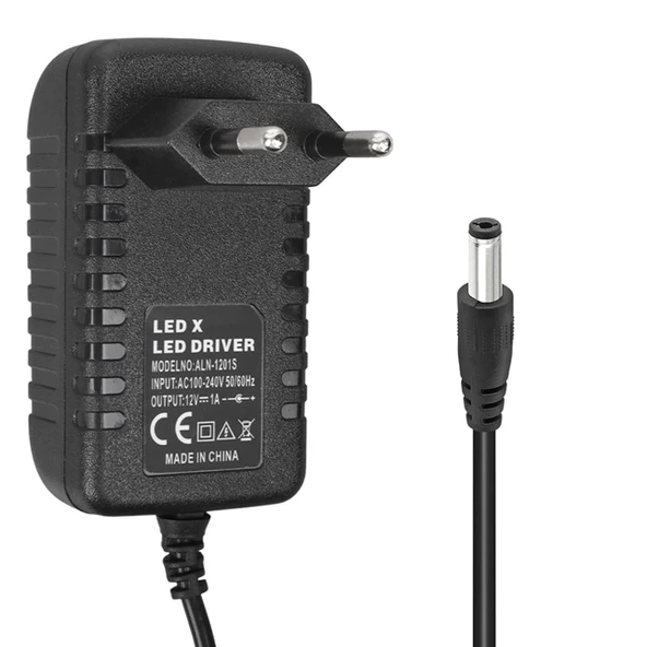 Powermaster PM-2266 12 Volt - 1 Amper 5.5*2.5 Mm Uçlu Priz Tipi Matkap Şarj Adaptörü ürün görseli 1